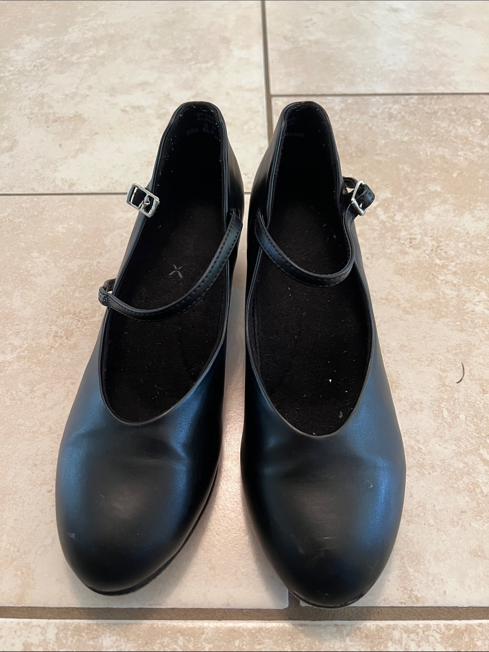 Capezio dance shoe with heel